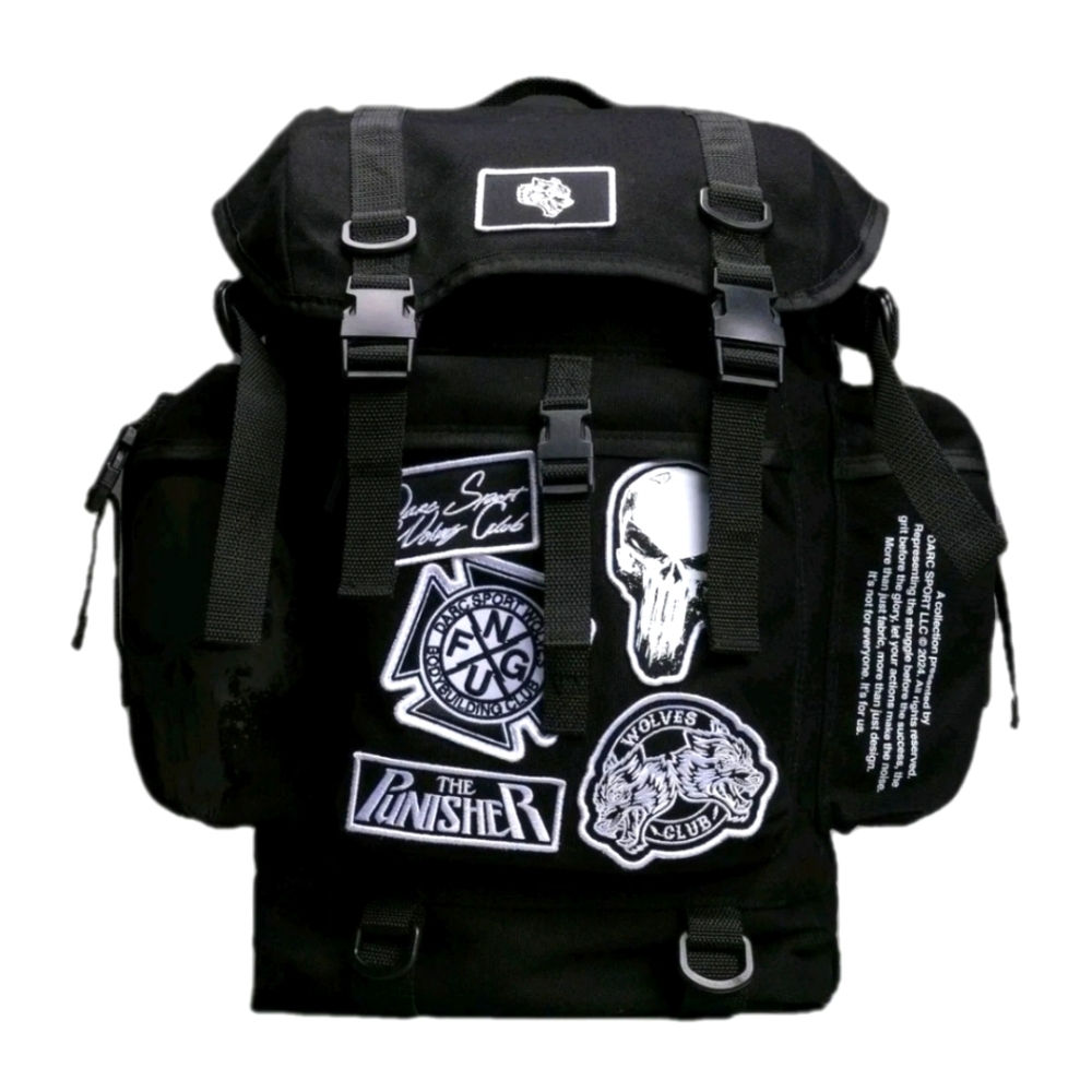 Darc Sport Marvel Punisher Collab Backpack Black Patch Brand New With Tags